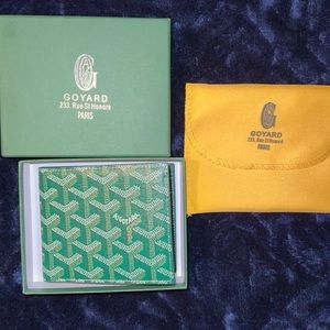 Goyard Wallet (green)